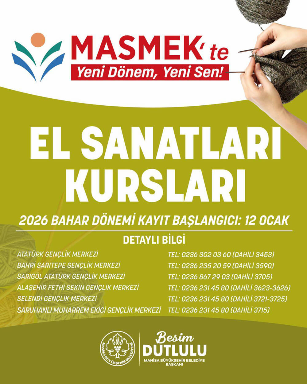 El Sanatları Kursları